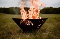 Large 30" x 30"  Heavy Duty Collapsible Metal Fire Pit