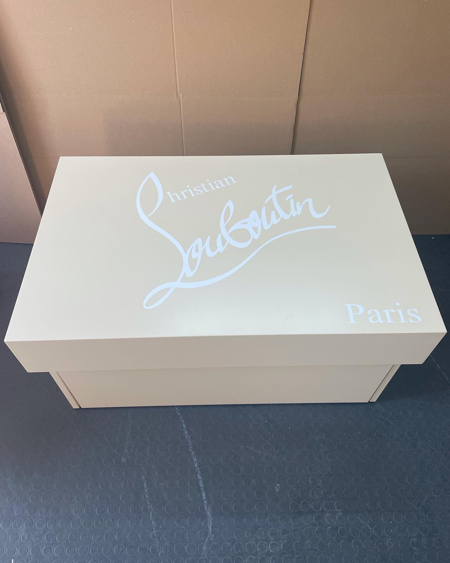 Personalized Baby Red Bottoms and Personalized Shoe Box