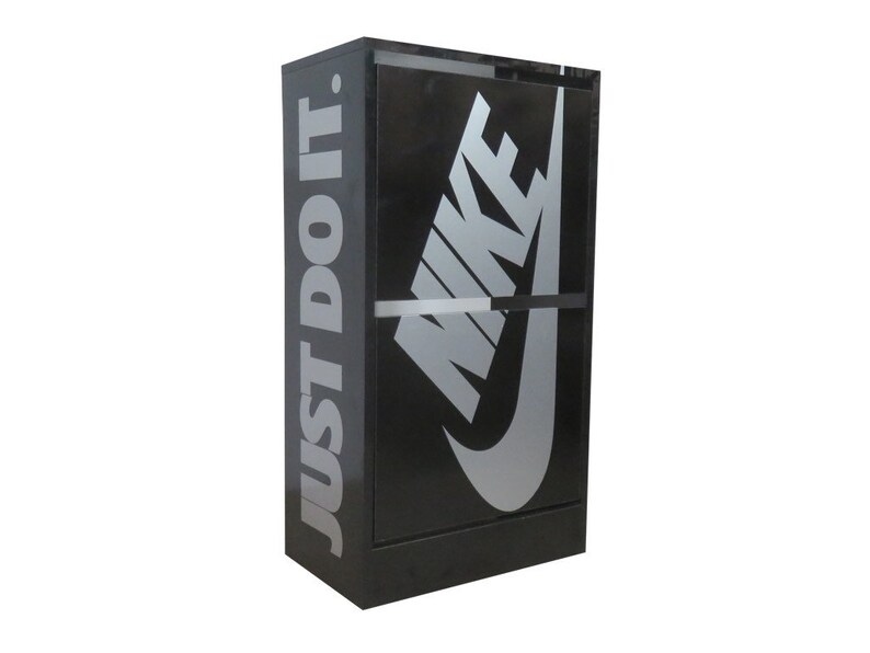 Caja de zapatos negra inspirada en Nike para 8 pares | Etsy