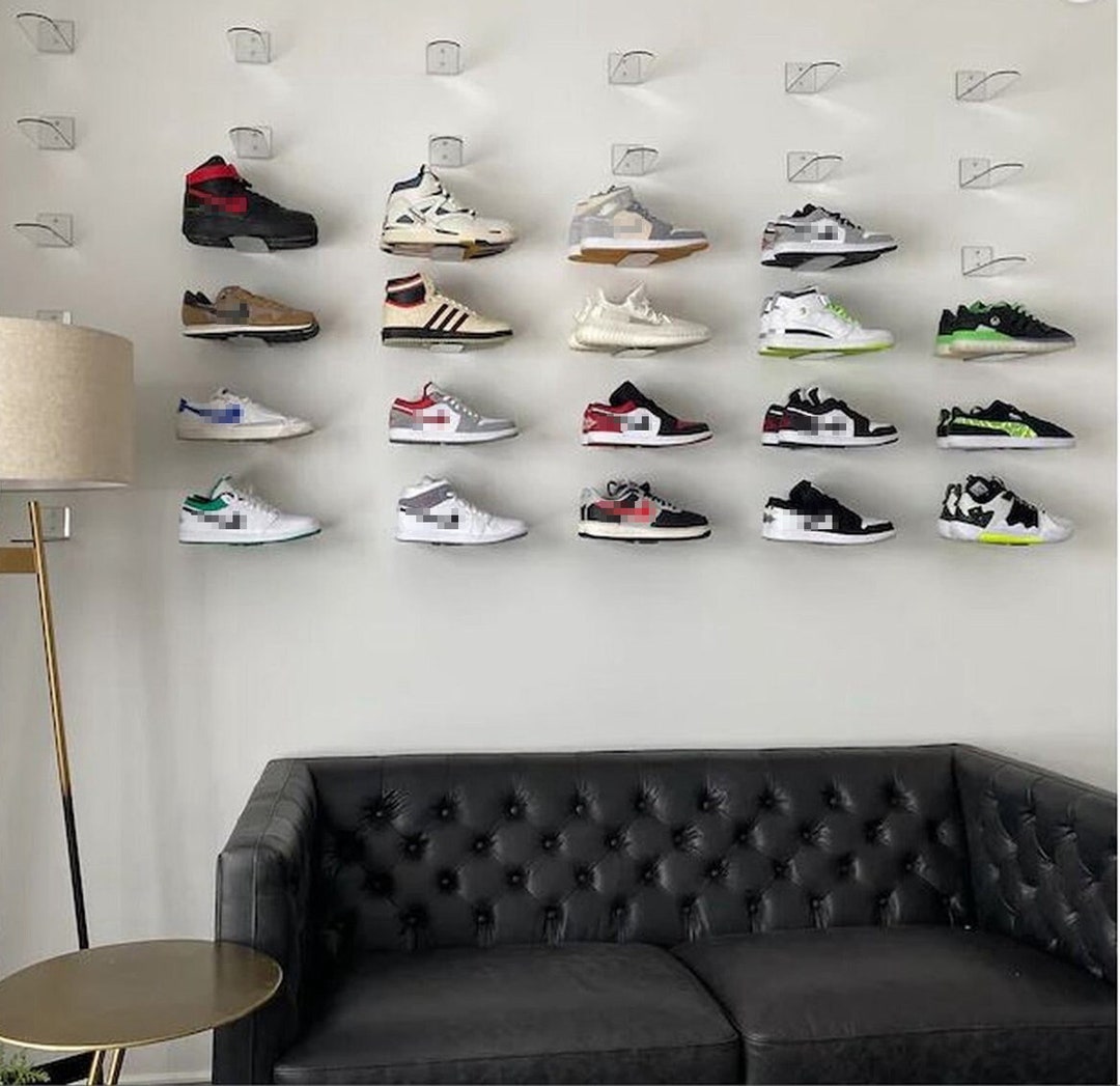 Sneaker Display Shelves Shoe Storage Organiser Etsy