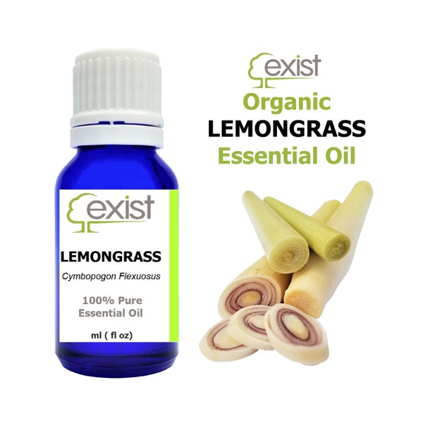 Organic Lemongrass Essential Oil Pure Therapeutic Grade