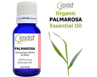 Aceite esencial de palmarosa orgánico puro de grado terapéutico