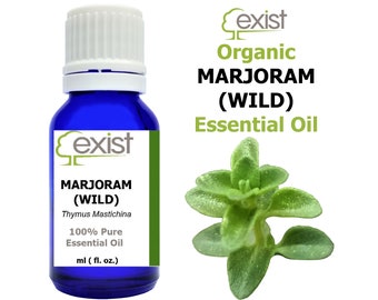 Organic Marjoram Essential Oil (Wild Marjoram) Pure Therapeutic Grade