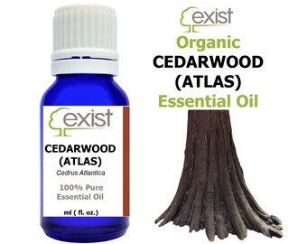 Organic Cedarwood Essential Oil Pure Therapeutic Grade (Atlas Cedarwood)