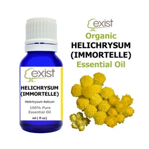 Organic Helichrysum Essential Oil Pure Therapeutic Grade (Immortelle)