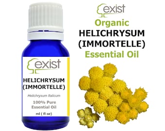 Organic Helichrysum Essential Oil Pure Therapeutic Grade (Immortelle)