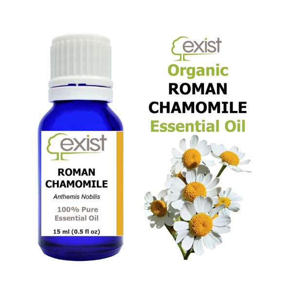 Organic Roman Chamomile Essential Oil Pure Therapeutic Grade (This is 100% pure essential oil, not an extract, not diluted.)