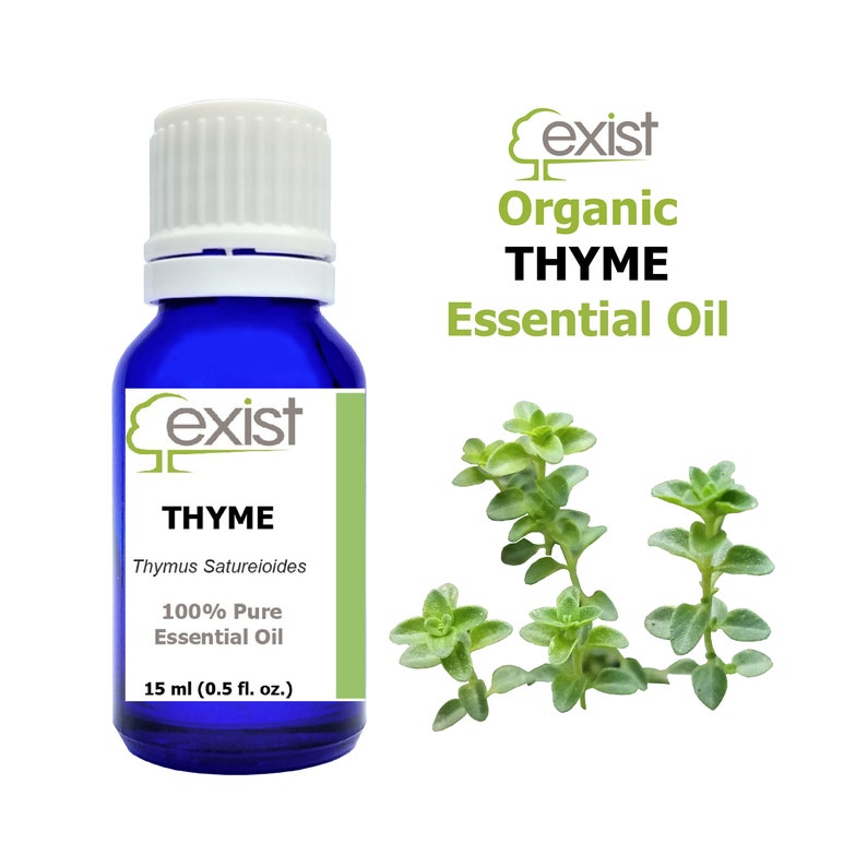 Organic Thyme Essential Oil 100 Pure Therapeutic Grade Etsy
