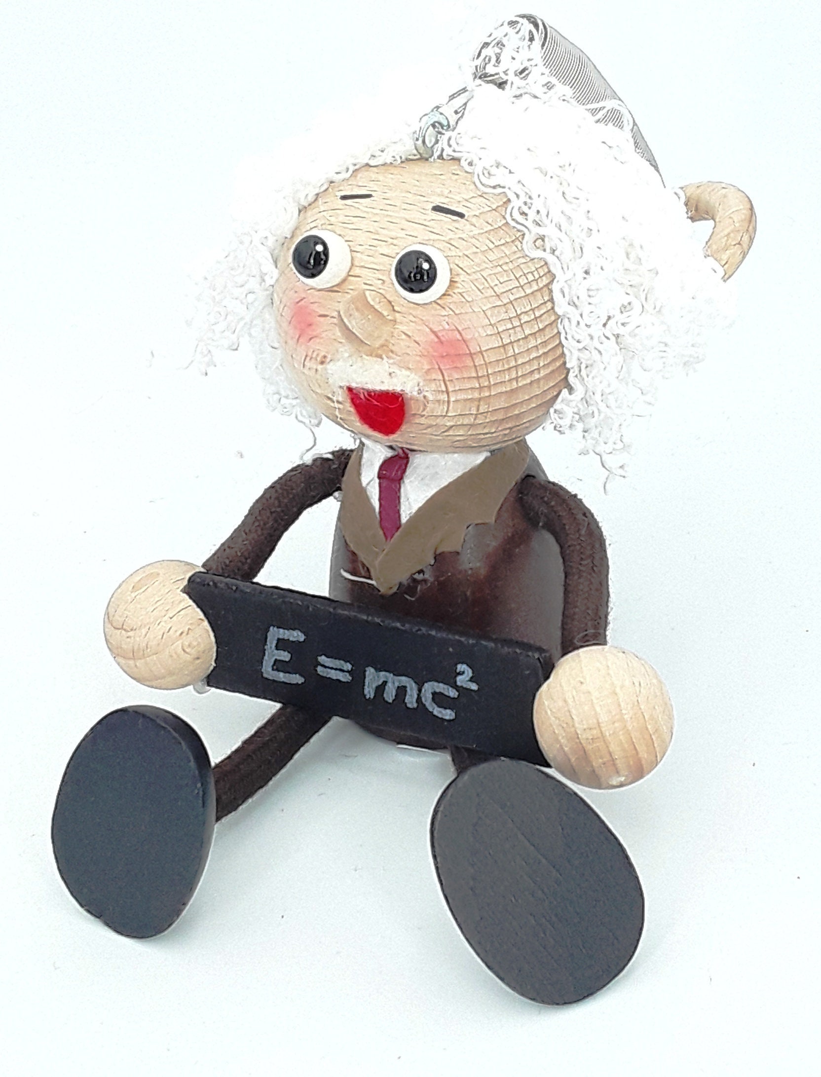 Albert Einstein Bouncy Puppets Handmade Wooden Springy Home - Etsy