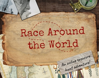 Race Around The World | Online Escape Room | Personal Pack