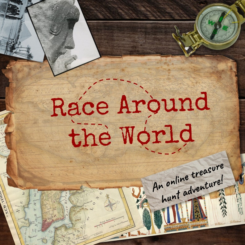 Race Around the World Online Escape Room Personal Pack Etsy
