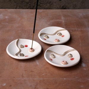 Artist Trio / Ceramic Incense Holder / Ceramic Incense Burner image 4