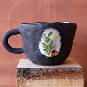 home sweet home cup, Ceramic cup, ceramic mugs, coffee lover, handmade cup, lavender painting, cup, mug image 4