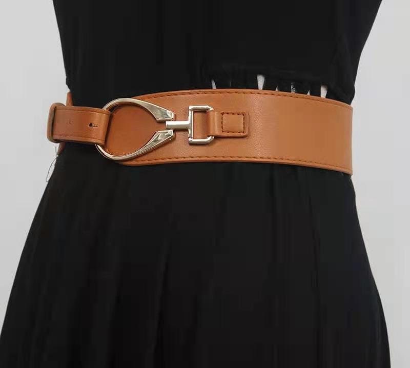 Women Wide Waist Beltpu Leather Beltswide Beltblack - Etsy