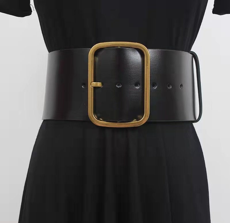 Women's Decorative Waist Belt Wide Girdle Wide Cinch Waist Belt Ladies  Fashion Belt For Dresses With Metal Buckle - Temu