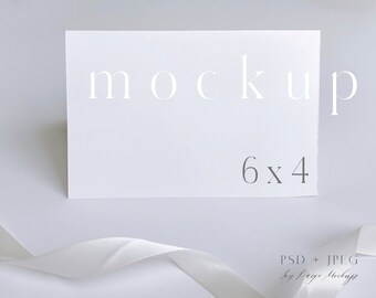 4x6 Card Mockup Etsy