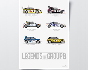 Group B Rally Poster | Etsy UK