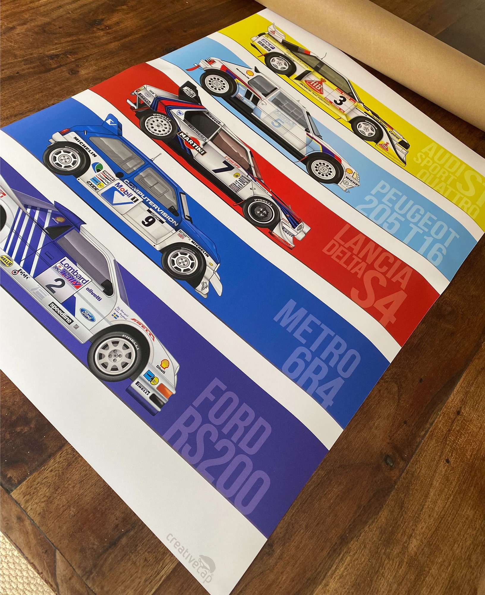 Group B Rally Monsters Poster | Golden Era of Rallying | 1980s ...