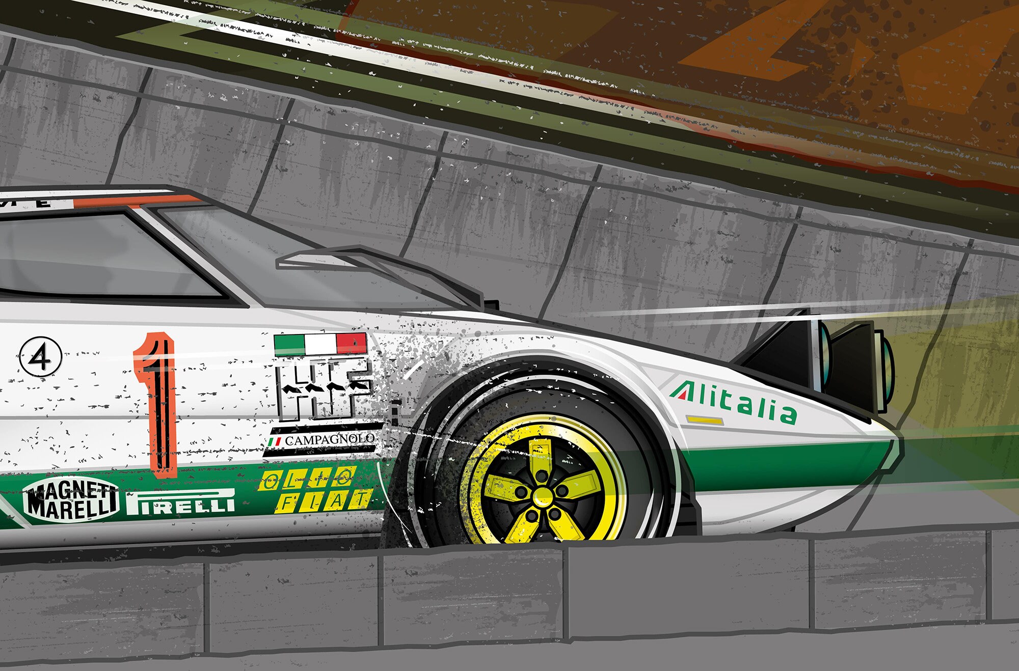 hpi ランチアストラトスHF 1974 サンレモ〈タバコデカール付