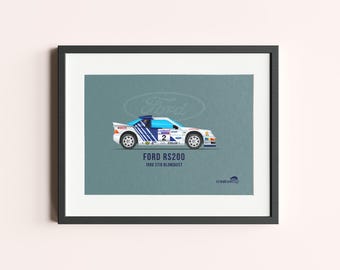 Toyota Celica Gt-four ST185 Framed Print: Rally Car Motorsport Art