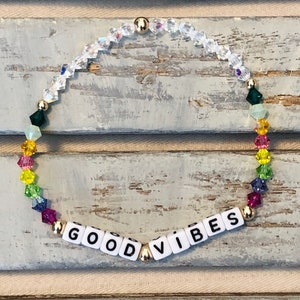 Good Vibes Bracelet Etsy