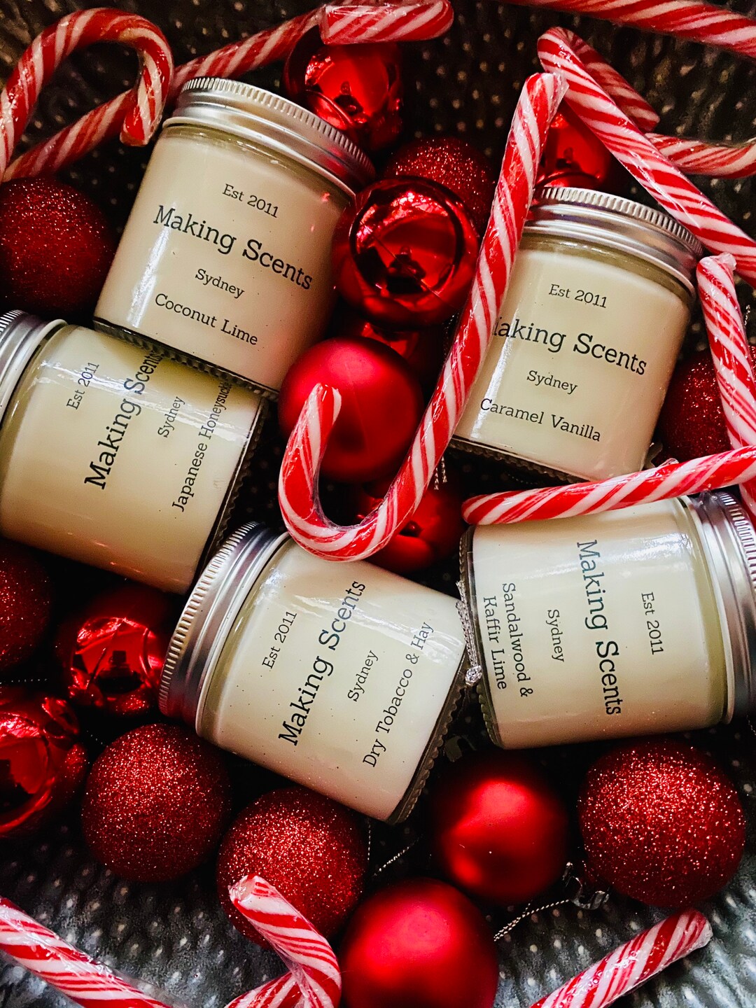 5 Soy Candles Gift Set 5 Unique Fragrances Hand Poured in Sydney Etsy