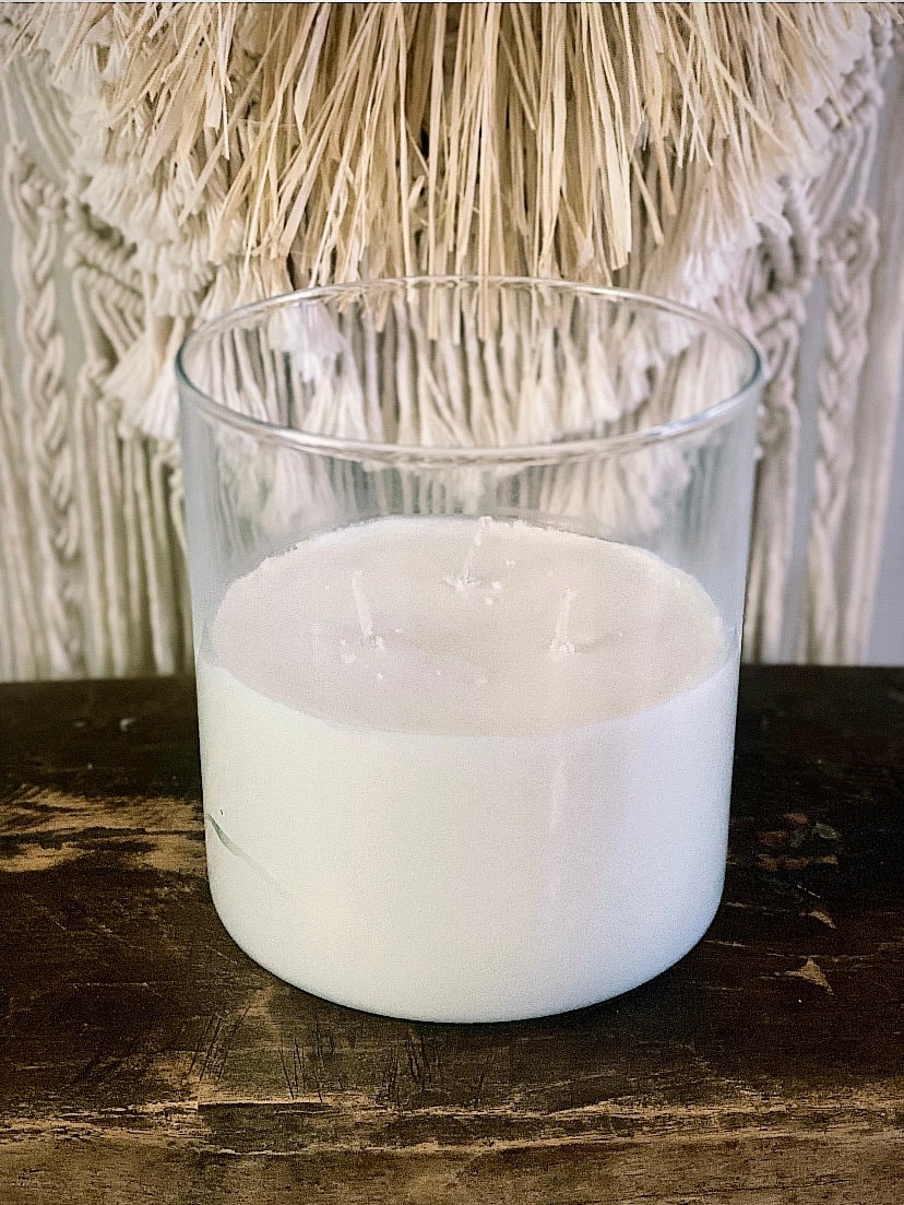 Extra Extra Large Scented Soy Candle Huge Soy Candle Tripple Wick