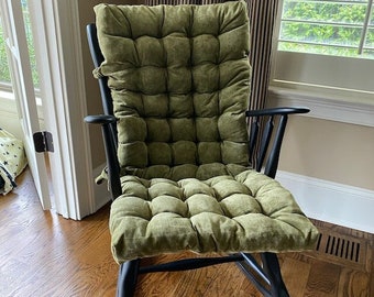 Coussins de fauteuil - Chaise à bascule - Coussin de chaise à bascule - Coussin en rotin - Journées de la femme - Cadeaux pour femme - Cadeaux de moins de 50 ans - Couple - Printemps