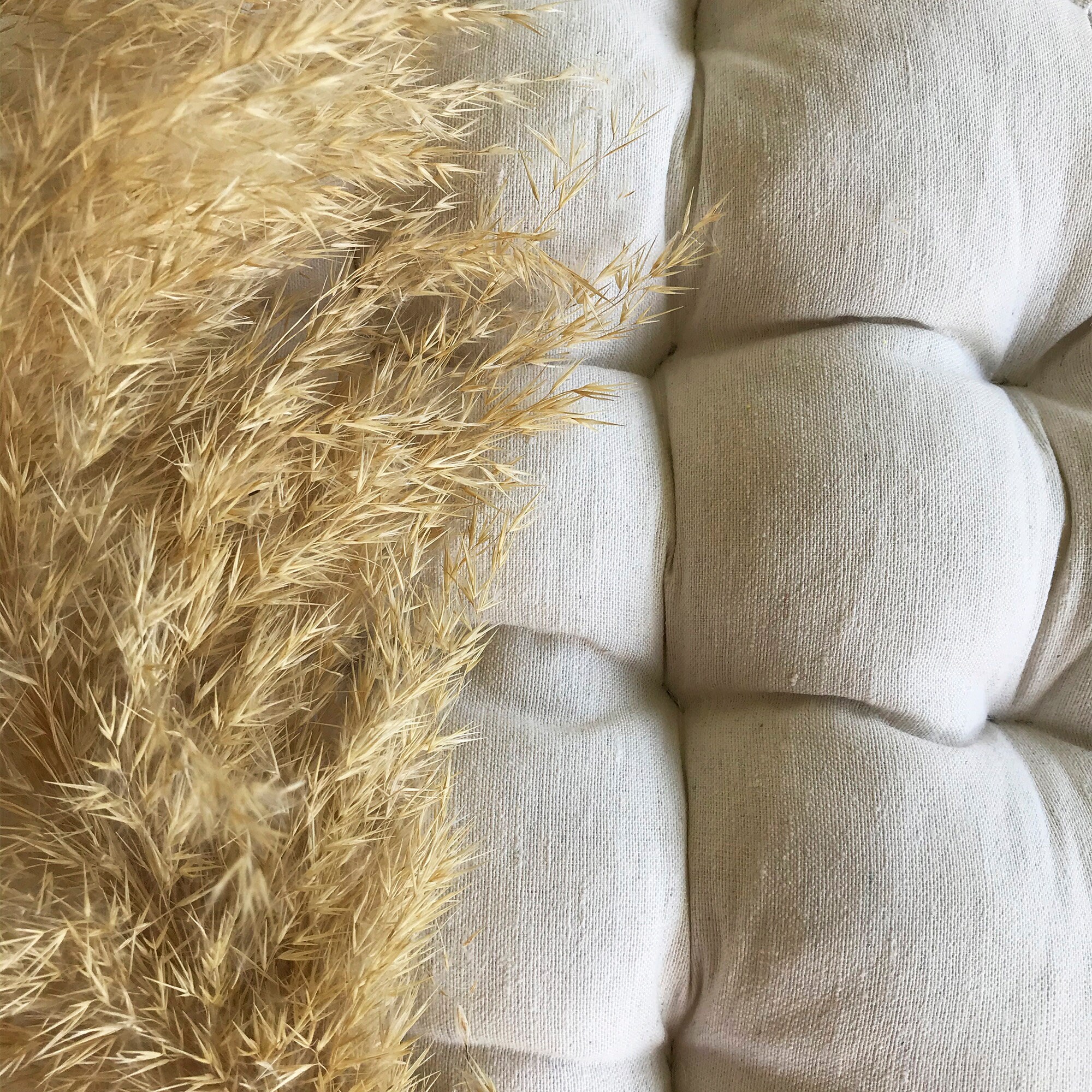 Off White Chair Cushion nancy Natural Beauty Etsy