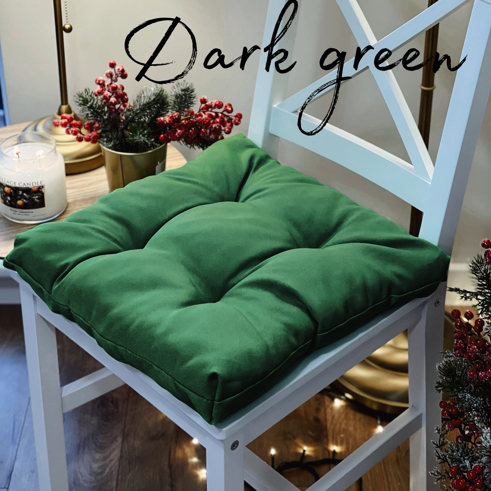 Bestseller Square Seat Cushion Сolors Chair Etsy