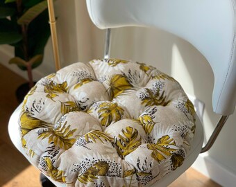 Round chair cushions - Multicolor cushions - Pad with ties - Cushions with ties - Cushion for Home - Spring Gifts - Gifts For Women - Gifts
