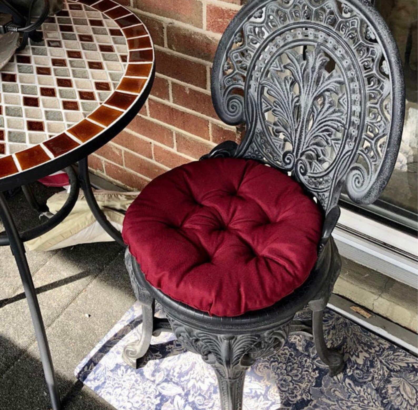 Bestseller Round Seat Cushion Сolors Chair Etsy