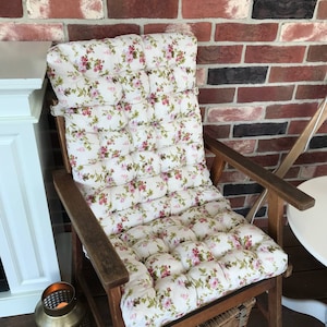 Rocking Chair Cushions Set, Rocking Chair Pads with Ties Soft