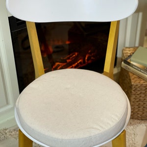Natural Round Chair Cushion