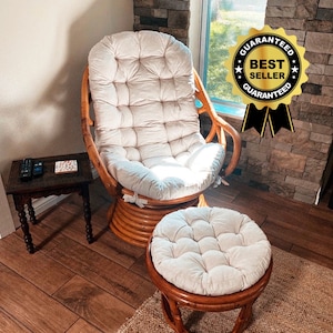 Rattan chair pad deals