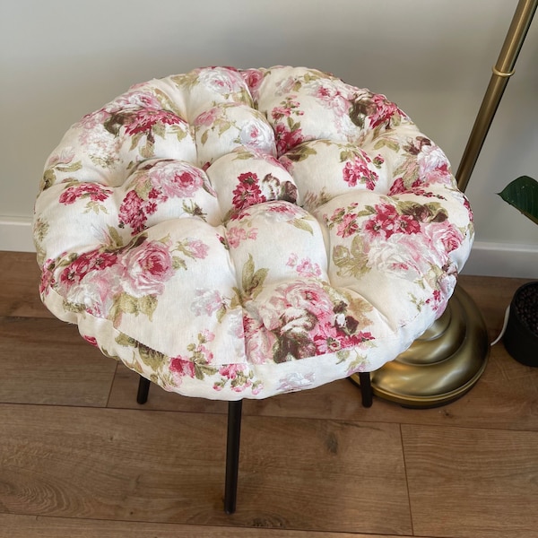 Round chair cushion - Multicolor cushions - Pads with ties - Cushions with ties - Cushion for Home - Gifts for Women - Gifts Under 20