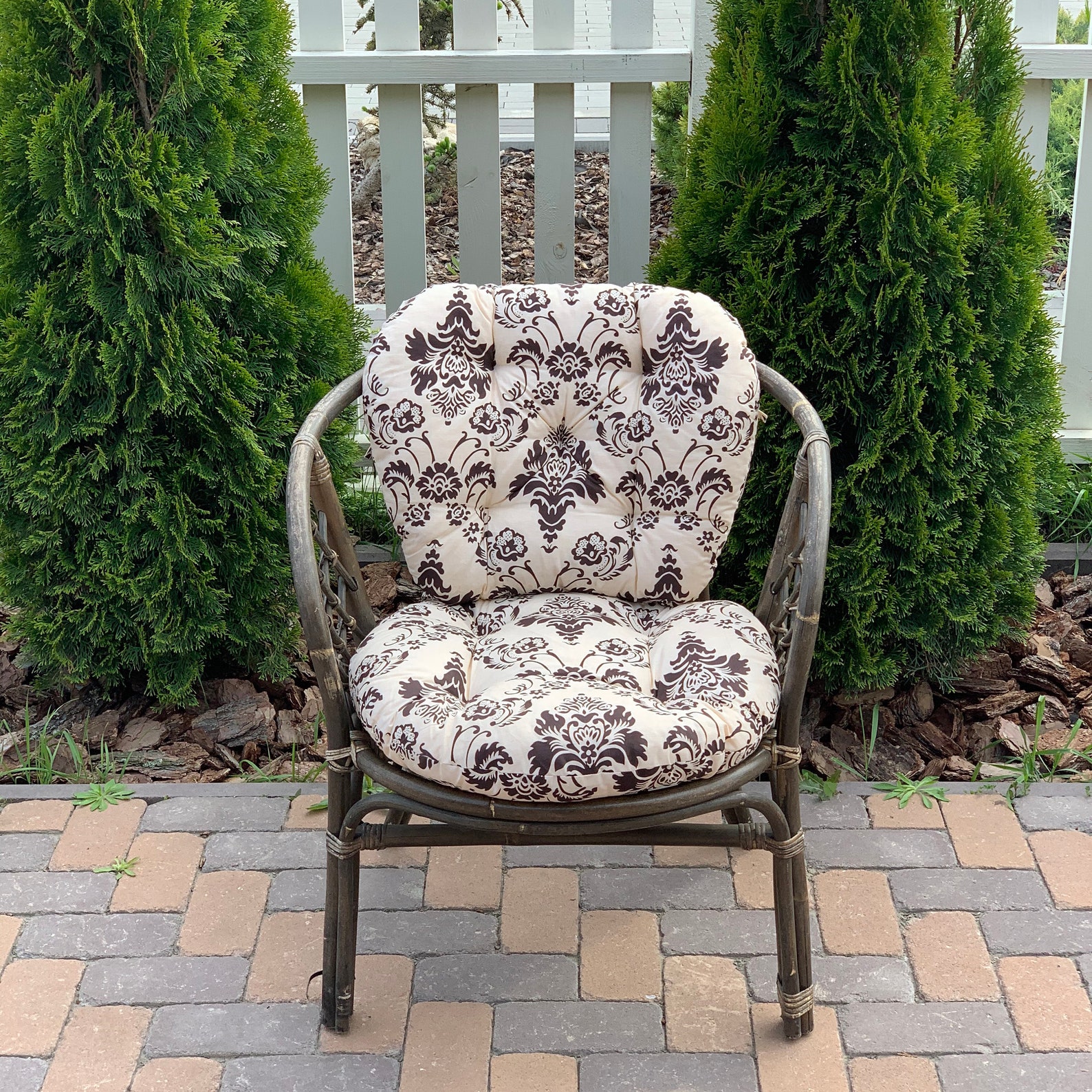 Cushion for rattan chair/sofa Special orders Any size any | Etsy