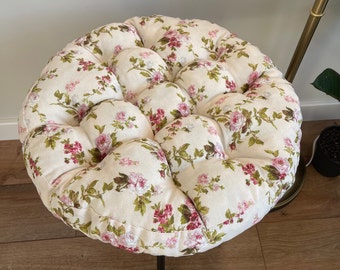 Round Chair Cushions - Multicolor cushions - Pads with ties - Cushion with ties - Cushion for Home - Spring Gift - Gifts For Women - Present