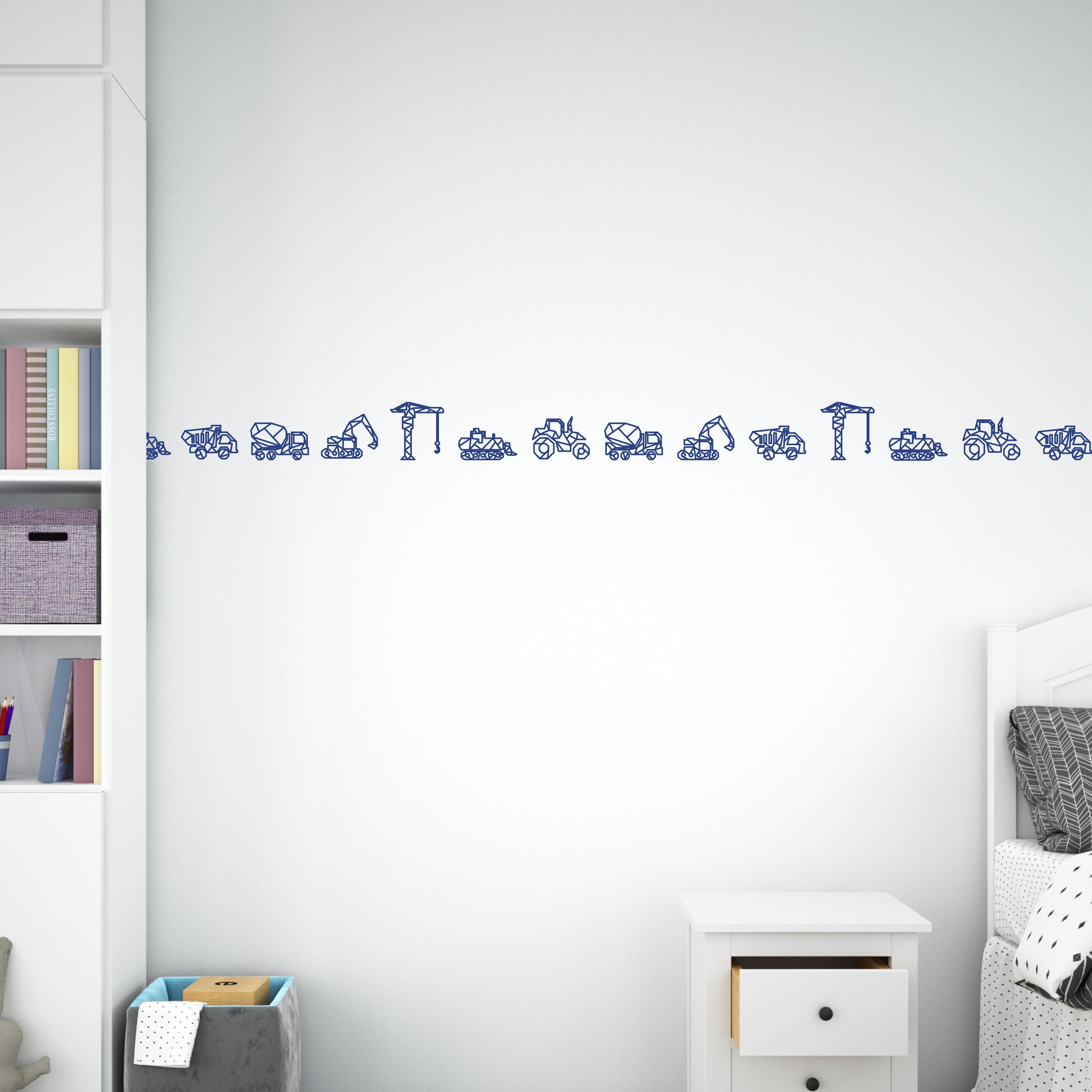Construction Themed Geometric Shape Decals/stickers - Etsy UK