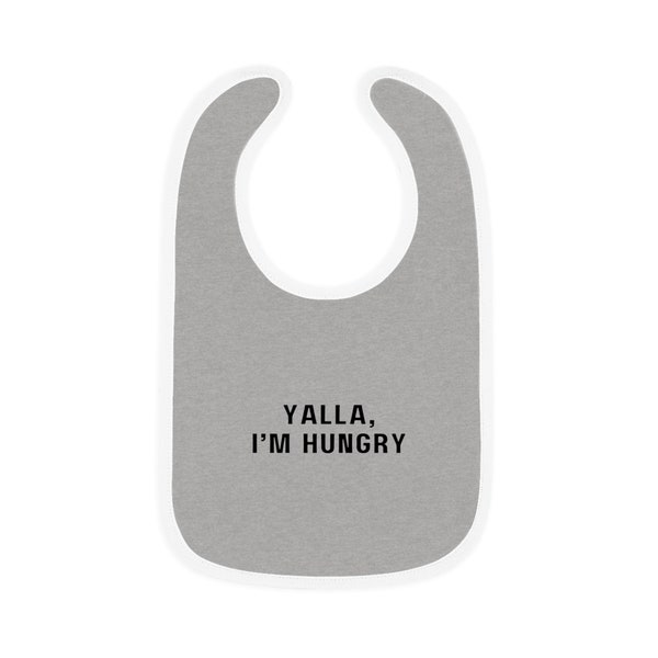 Yalla I'm Hungry Bib Arabic Baby Gift