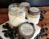 HEADACHE Migraine Aromatherapy Candle, Peppermint Rosemary Essential Oil, All Natural Temporary Pain Relief