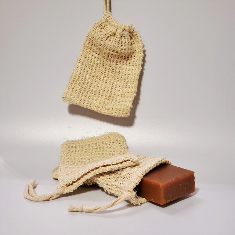 Natural Exfoliating Soap Saver Sisal Soap Pouch Soap Sack