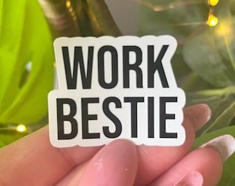 Emotional support coworker sticker | laptop sticker | vinyl sticker | office gifts | co worker funny | funny office gift | coworker gift