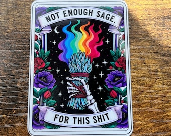 Tarot Card sticker | funny stickers | tarot stickers | Tarot Cards | vinyl stickers | laptop stickers | tarot tarot | skeleton sticker
