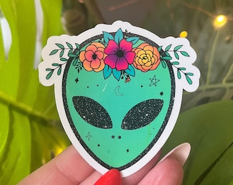 alien stickers | space alien | funny stickers | laptop stickers | ufo stickers | alien gifts | galaxy | funny alien sticker | space sticker