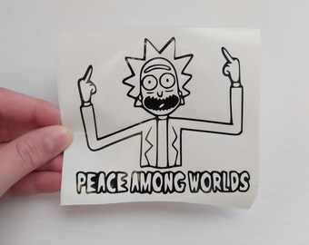 35 RICK AND MORTY Vinyl Stickers ALL DIFFERENT FREE SHIPPING