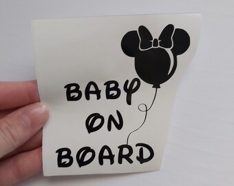 Disney Baby On Board Etsy Disney Baby On Board Etsy