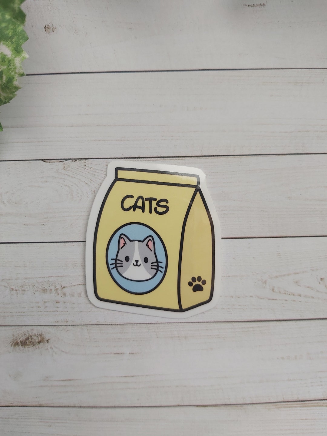 Cat Food Sticker, Pet Food Label, Animal Sticker, Computer Decal ...