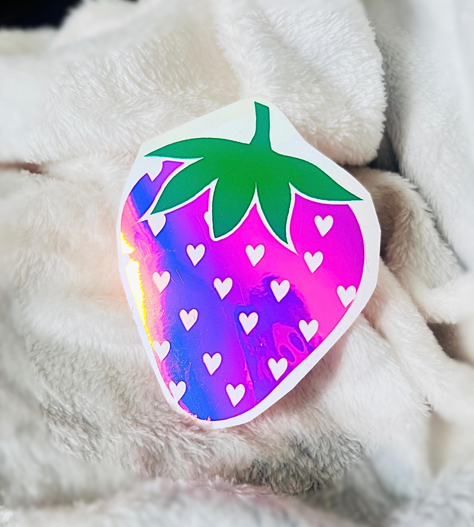 Strawberry Vinyl Decal, Vinyl Decal for Car, Cute Strawberry Sticker ...