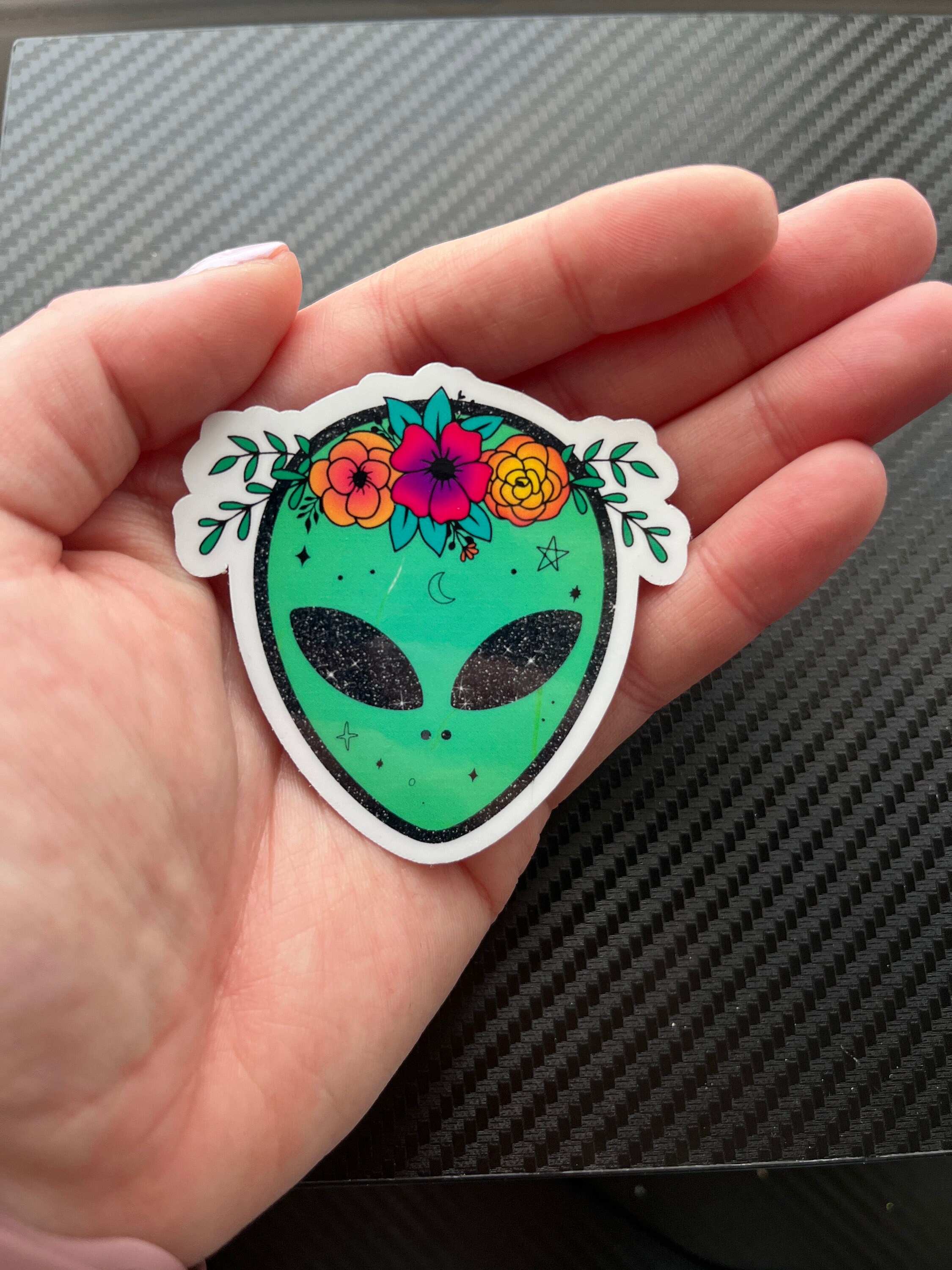 Alien Stickers | Space Alien | Funny Stickers | Laptop Stickers | Ufo ...